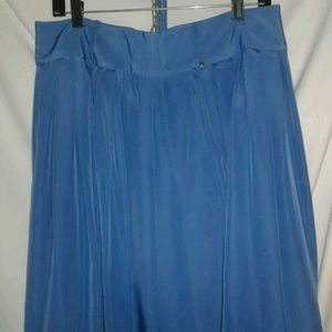 T Tahari Blue Knee Length Skirt Size 12